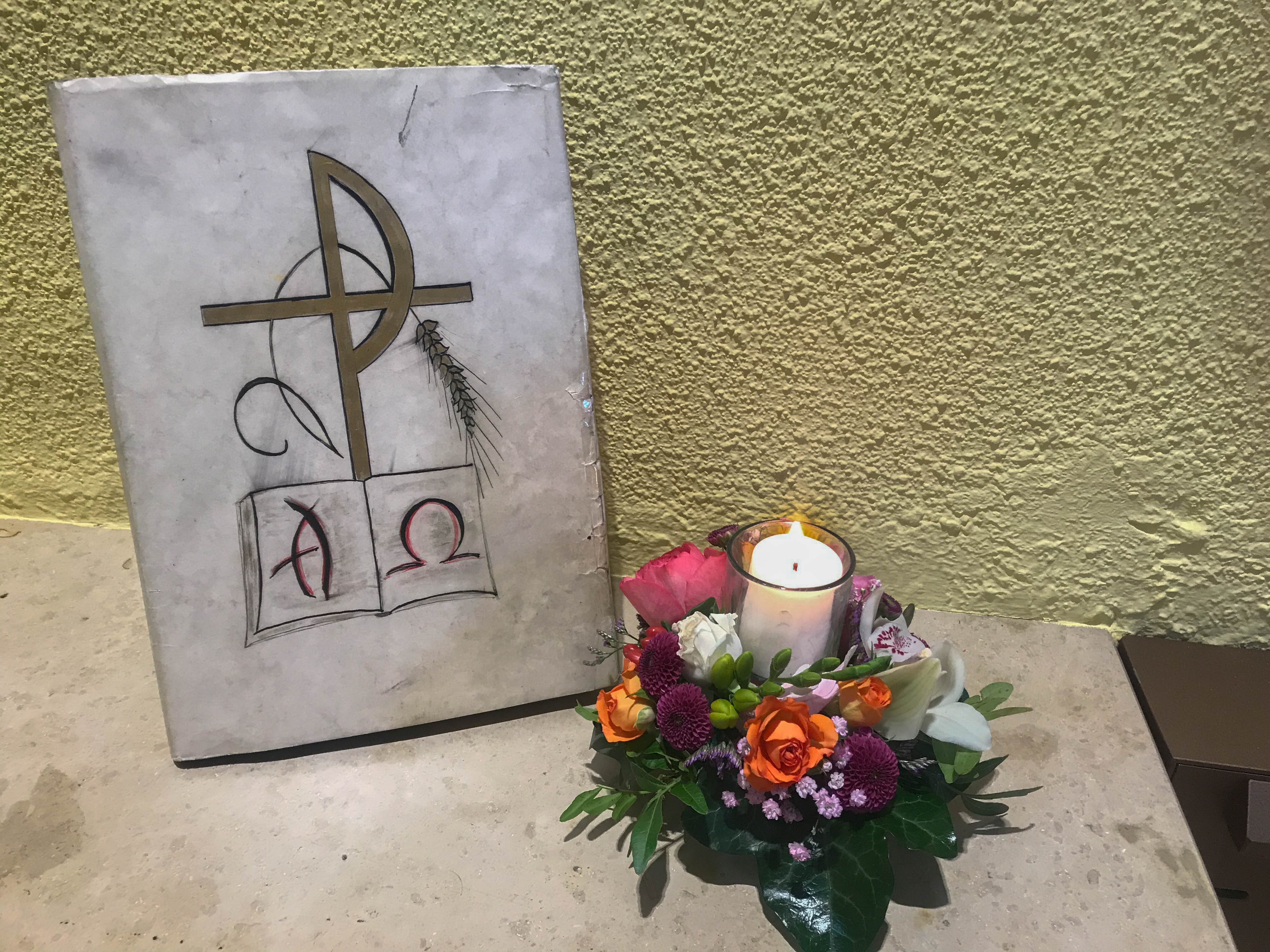 Lichtsymbol Mit Gedenkbuch