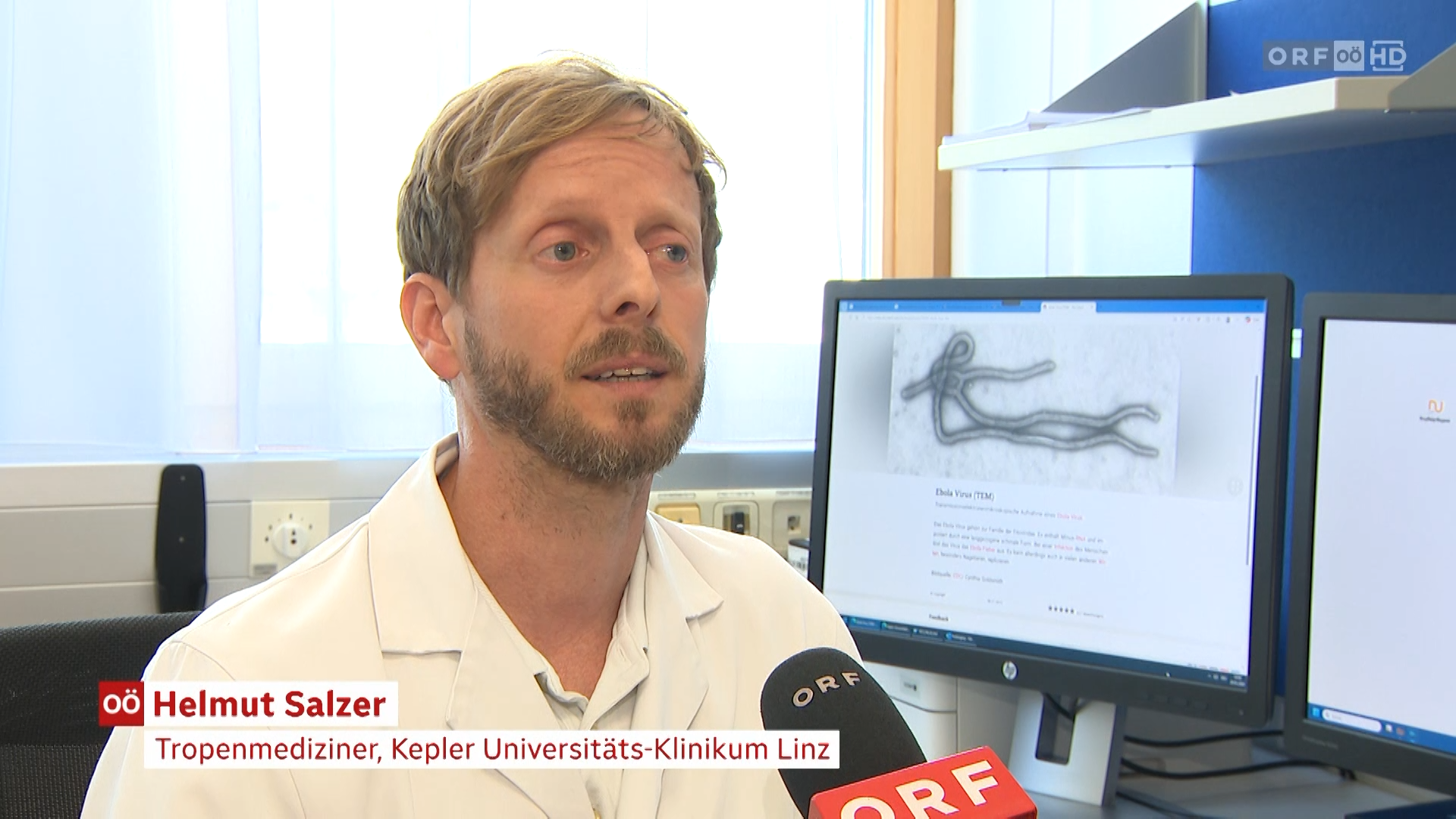 Univ.-Prof. Dr. Helmut Salzer zum Thema "Ebola"