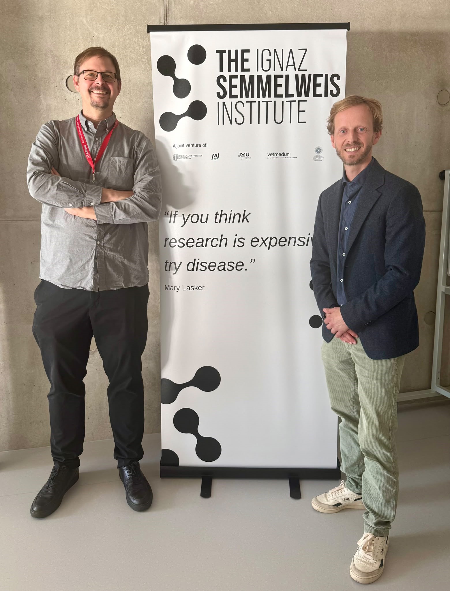Florian Krammer, PhD und Univ.-Prof. Dr. Helmut Salzer